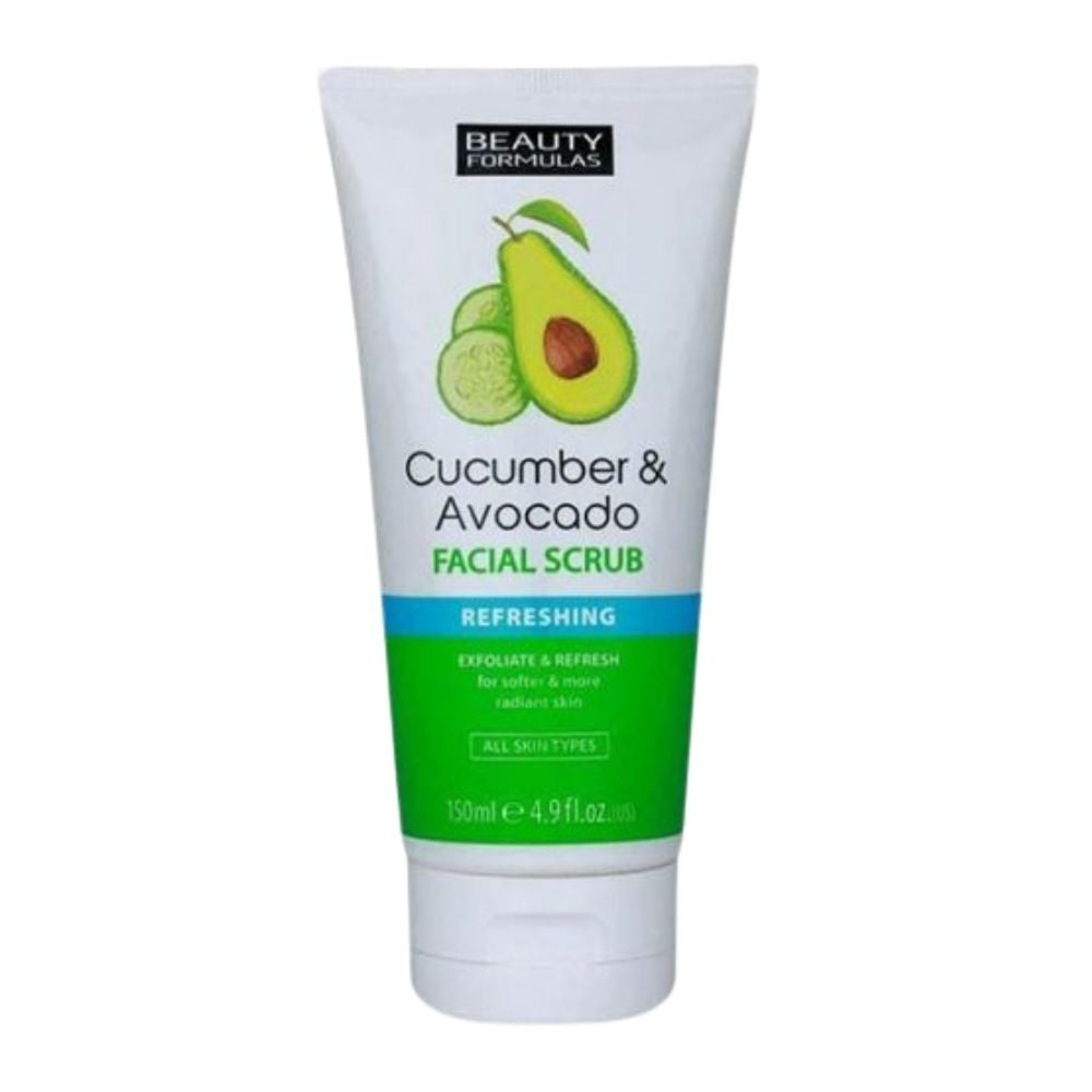 Beauty Formulas Face Scrub Cucumber+ Avocado 